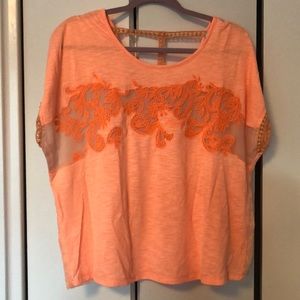 MissMe Coral Blouse